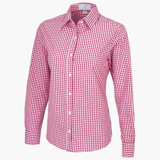 Vantage Women's Easy-Care Gingham Check Shirt — view 18