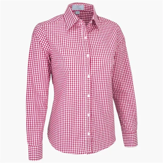 Vantage Women's Easy-Care Gingham Check Shirt — view 19