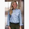 Vantage Women's Easy-Care Gingham Check Shirt — view 32