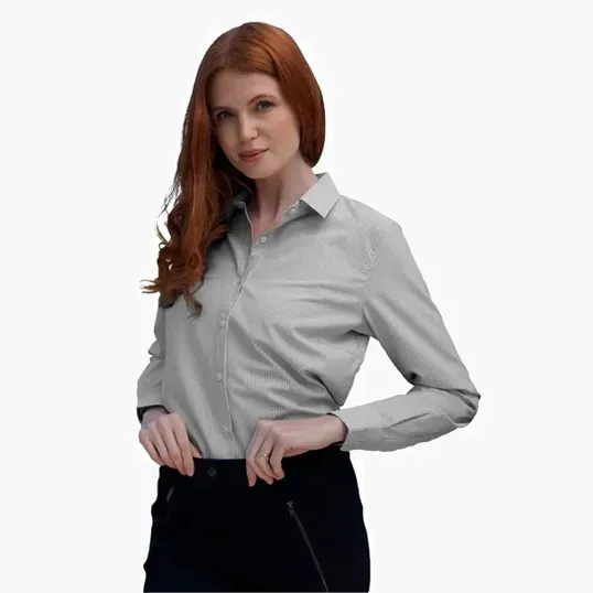 Vansport Women's Pinstripe Sandhill Dress Shirt — view 10