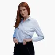 Vansport Women's Pinstripe Sandhill Dress Shirt — view 9
