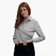 Vansport Women's Pinstripe Sandhill Dress Shirt — view 10