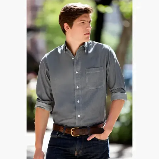 Vantage Men's Hudson Denim Shirt — view 12