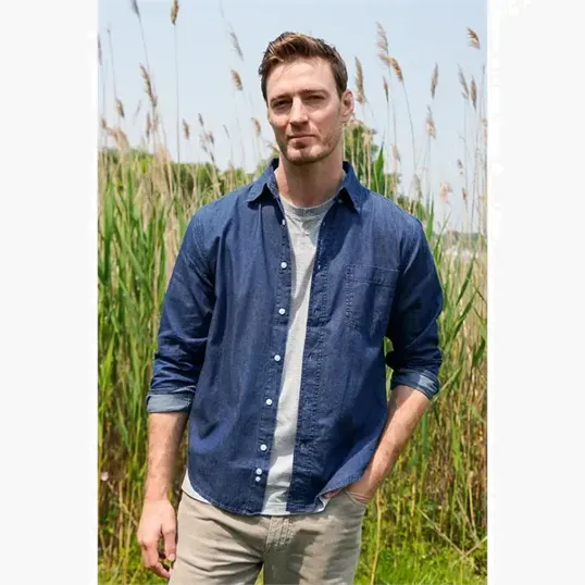 Vantage Men's Hudson Denim Shirt — view 13