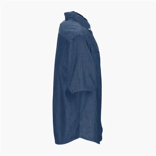 Vantage Men's Short-Sleeve Hudson Denim Shirt — view 4