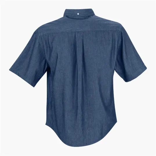 Vantage Men's Short-Sleeve Hudson Denim Shirt — view 5
