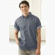 Vantage Men's Short-Sleeve Hudson Denim Shirt — view 11