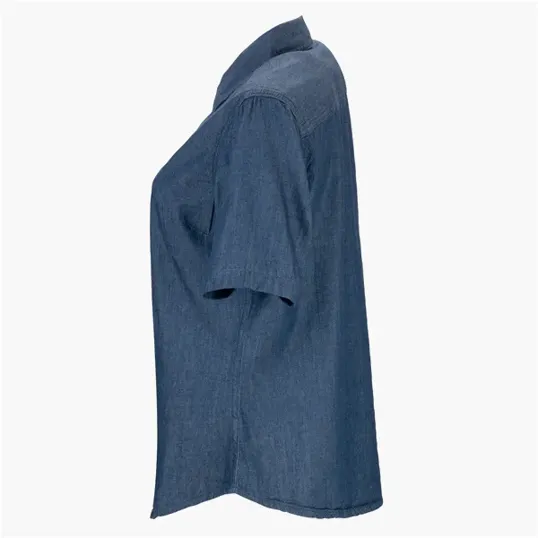 Women's Short-Sleeve Hudson Denim Shirt — view 2