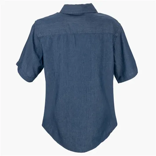 Women's Short-Sleeve Hudson Denim Shirt — view 3