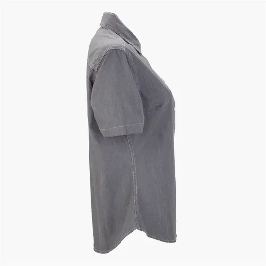Women's Short-Sleeve Hudson Denim Shirt — view 6