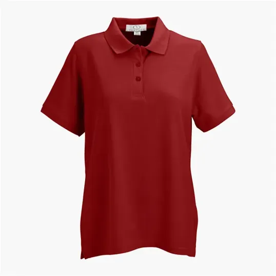Vantage Women's Soft-Blend Double-Tuck Pique Polo — view 9