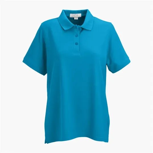 Vantage Women's Soft-Blend Double-Tuck Pique Polo — view 14