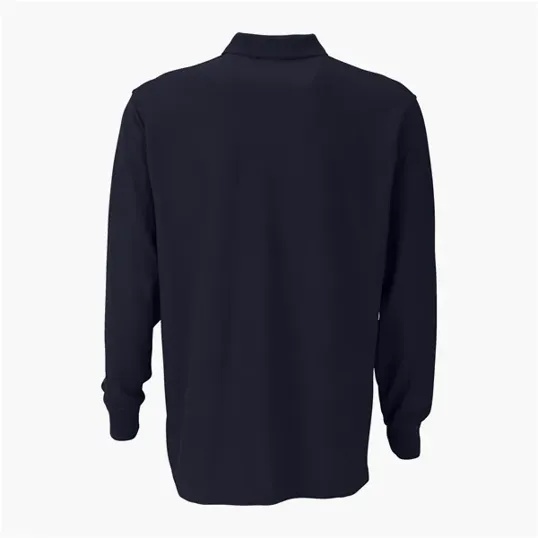 Vantage Long Sleeve Soft-Blend Double-Tuck Pique Polo — view 11