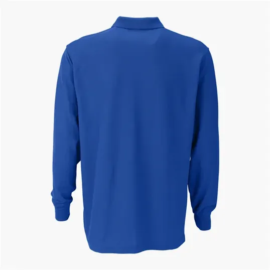 Vantage Long Sleeve Soft-Blend Double-Tuck Pique Polo — view 19