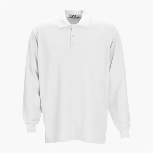 Vantage Long Sleeve Soft-Blend Double-Tuck Pique Polo — view 23