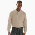 Vantage Long Sleeve Soft-Blend Double-Tuck Pique Polo — view 31