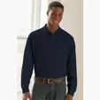 Vantage Long Sleeve Soft-Blend Double-Tuck Pique Polo — view 35