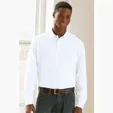 Vantage Long Sleeve Soft-Blend Double-Tuck Pique Polo — view 39
