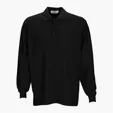 Vantage Long Sleeve Soft-Blend Double-Tuck Pique Polo
