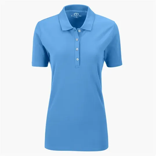 Women's Perfect Polo® by Vantage — Fine-Gauge Pique Shirt — view 8