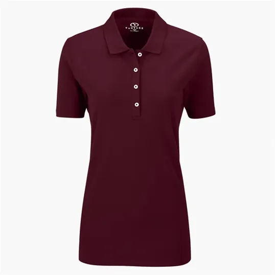 Women's Perfect Polo® by Vantage — Fine-Gauge Pique Shirt — view 15