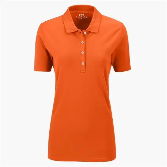 Women's Perfect Polo® by Vantage — Fine-Gauge Pique Shirt — view 22