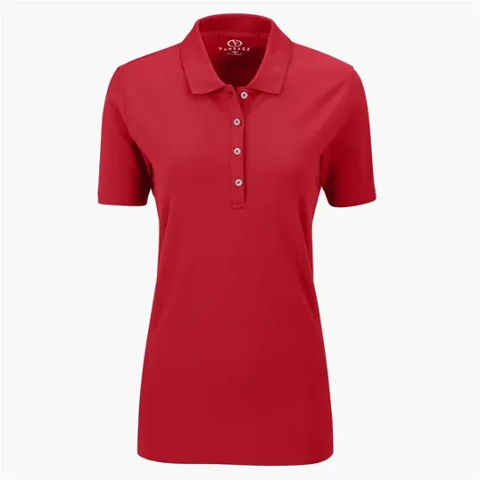 Women's Perfect Polo® by Vantage — Fine-Gauge Pique Shirt — view 30
