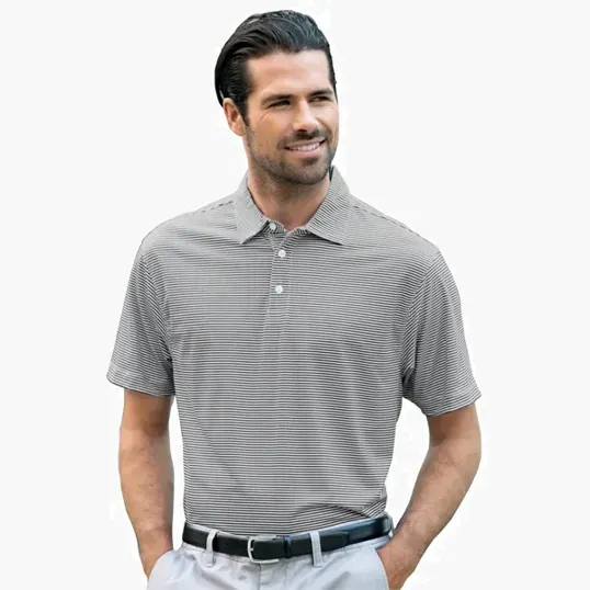 Vansport Pro Tonal Micro-Stripe Polo — view 24
