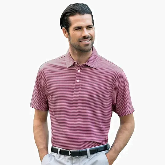 Vansport Pro Tonal Micro-Stripe Polo — view 25