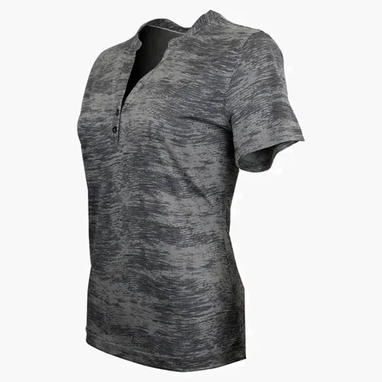 Vansport Women's Pro Digi Print Polo — view 2