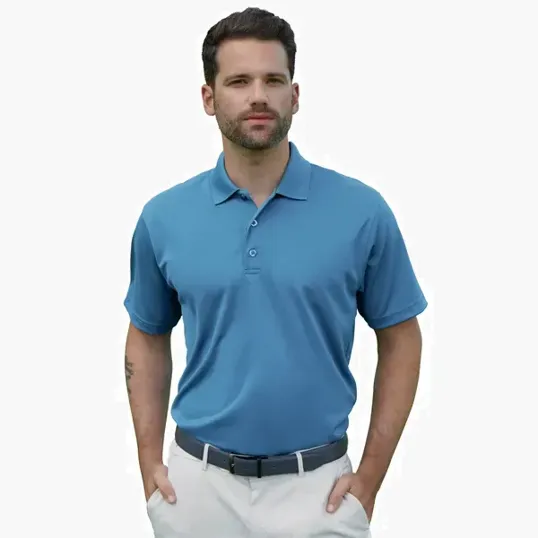 Omega Solid Mesh Tech Polo — view 85