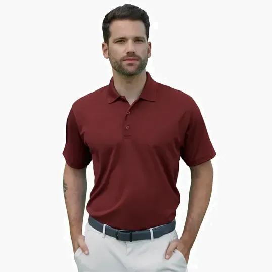 Omega Solid Mesh Tech Polo — view 88