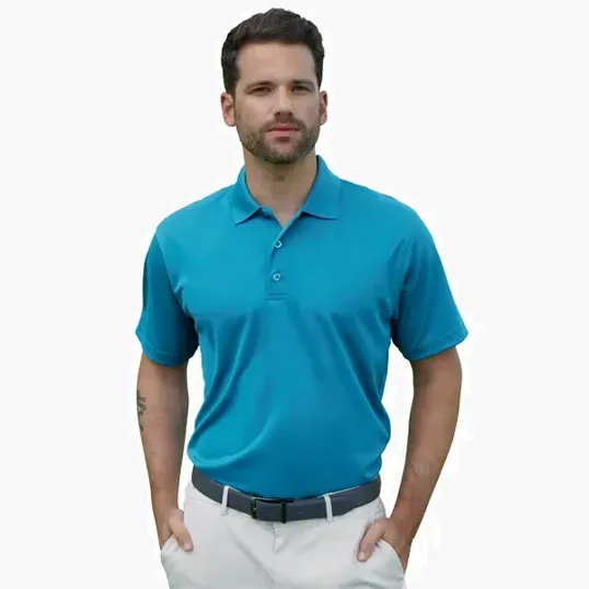 Omega Solid Mesh Tech Polo — view 90