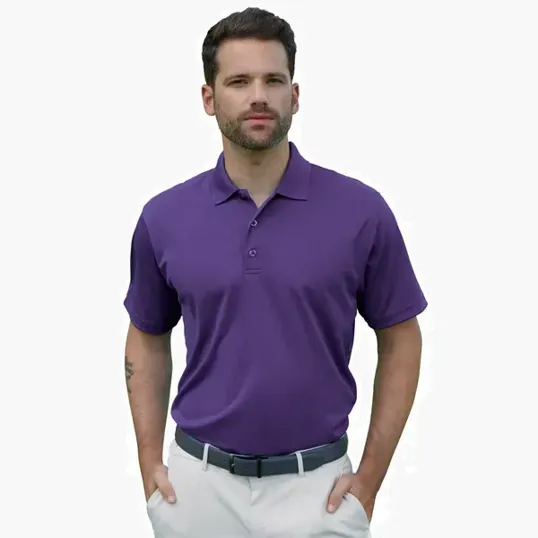 Omega Solid Mesh Tech Polo — view 95