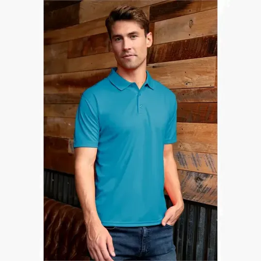 Omega Solid Mesh Tech Polo — view 114