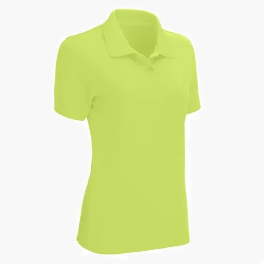 Women's Omega Solid Mesh Tech Polo by Vansport — view 20