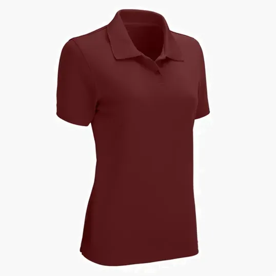 Women's Omega Solid Mesh Tech Polo by Vansport — view 36