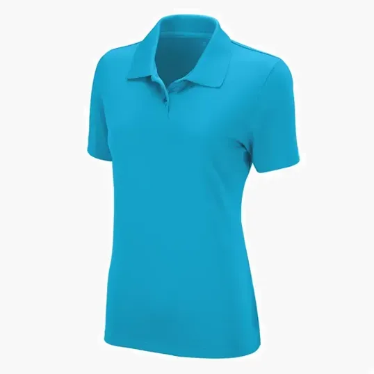 Women's Omega Solid Mesh Tech Polo by Vansport — view 43