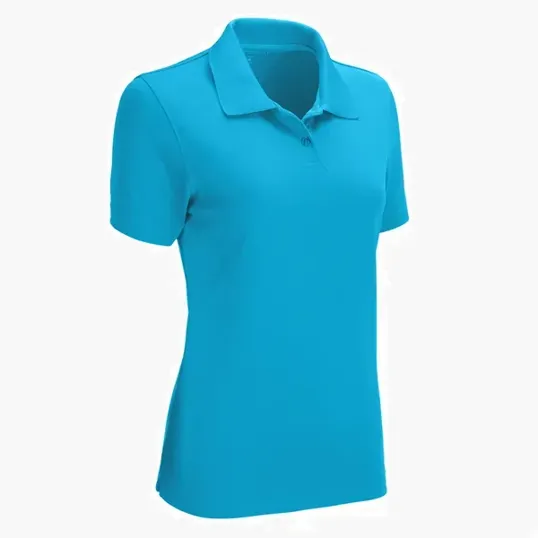 Women's Omega Solid Mesh Tech Polo by Vansport — view 44