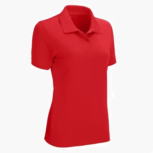 Women's Omega Solid Mesh Tech Polo by Vansport — view 67