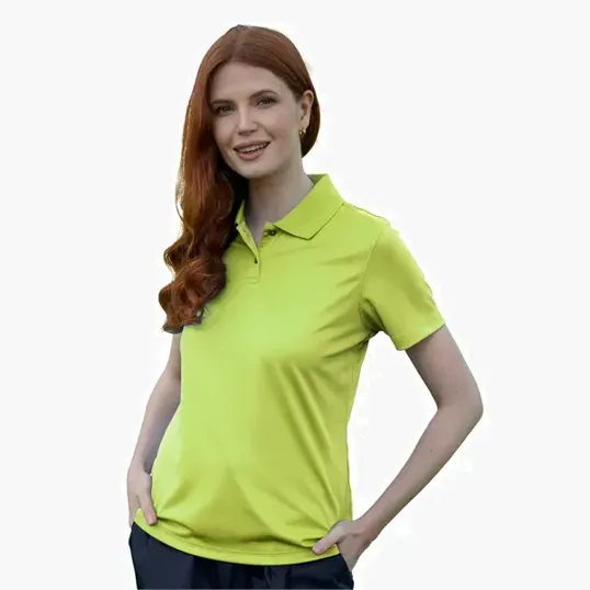 Women's Omega Solid Mesh Tech Polo by Vansport — view 88