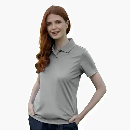 Women's Omega Solid Mesh Tech Polo by Vansport — view 93