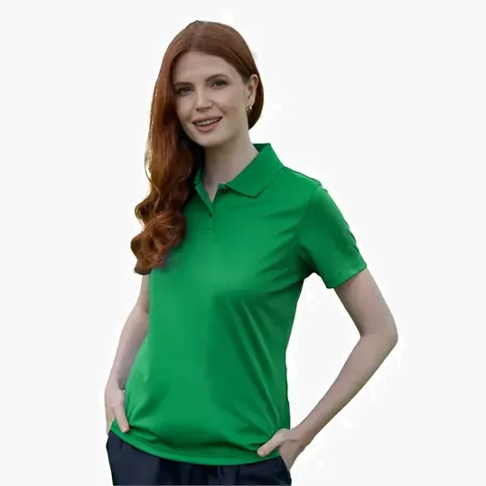 Women's Omega Solid Mesh Tech Polo by Vansport — view 96