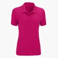 Women's Omega Solid Mesh Tech Polo by Vansport — view 14