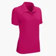 Women's Omega Solid Mesh Tech Polo by Vansport — view 16