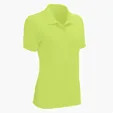 Women's Omega Solid Mesh Tech Polo by Vansport — view 20