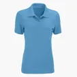 Women's Omega Solid Mesh Tech Polo by Vansport — view 22