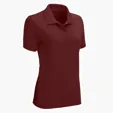 Women's Omega Solid Mesh Tech Polo by Vansport — view 36