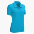 Women's Omega Solid Mesh Tech Polo by Vansport — view 44
