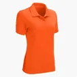 Women's Omega Solid Mesh Tech Polo by Vansport — view 59
